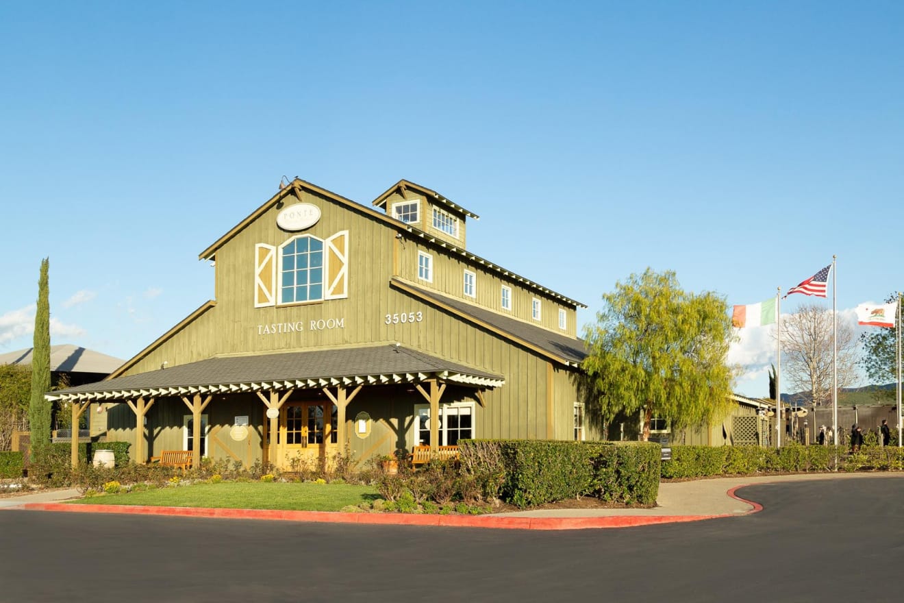 building at Ponte Winery