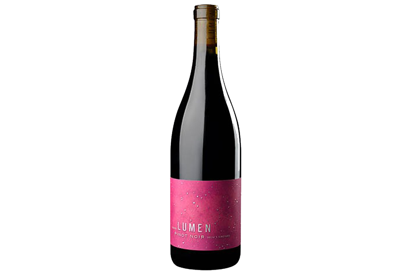 A bottle of Lumen Julia’s Vineyard Pinot Noir