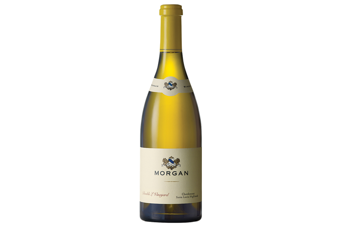 A bottle of Morgan Winery Double L Chardonnay