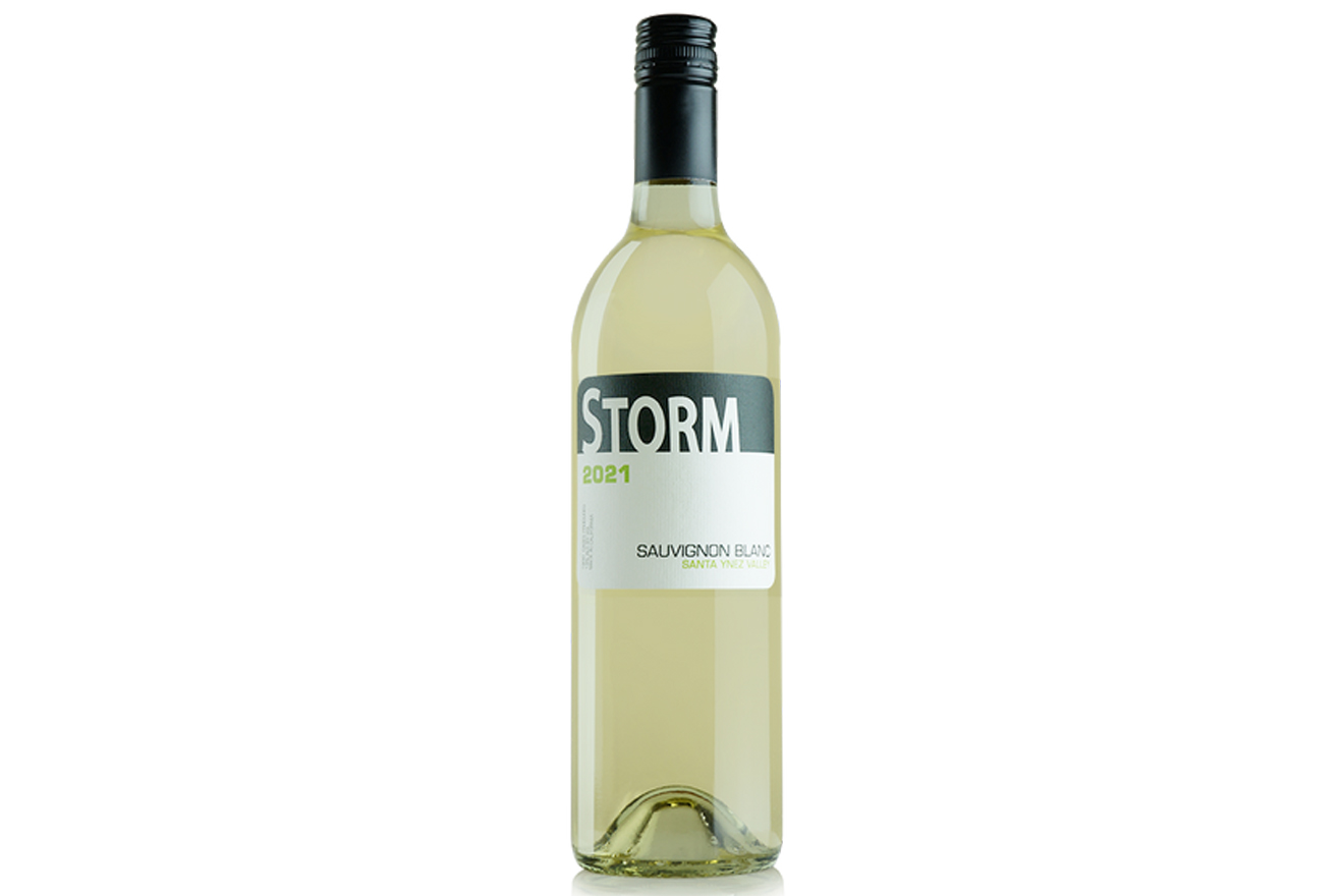 A bottle of Storm Wines Sauvignon Blanc